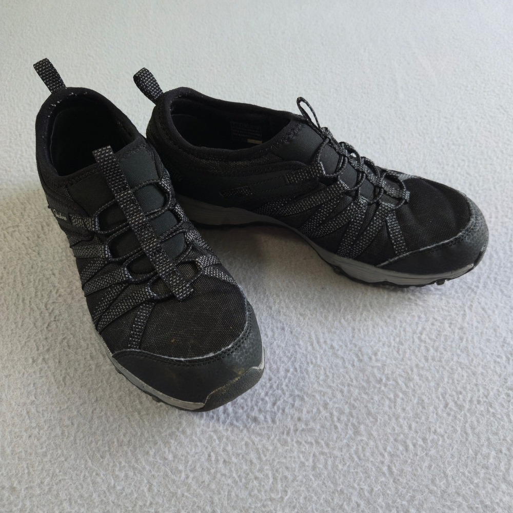 Skechers Trail Sneakers Womens 7 Black Slip On Bungee Memory Foam 158049SA